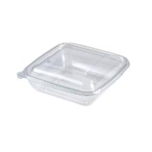 Dishy rectangular large bowl PET clear 190x190x32mm 500ml (lid: 22200051) product photo