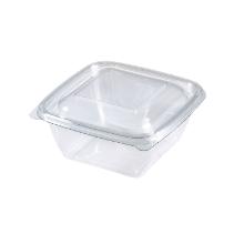Dishy sz&ouml;gletes t&aacute;l tető PET v&iacute;ztiszta 125x125x17mm 250-500ml term&eacute;kfot&oacute;
