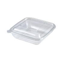 Dishy sz&ouml;gletes nagy t&aacute;l PET v&iacute;ztiszta 190x190x32mm 750ml (tető: 22200051) term&eacute;kfot&oacute;