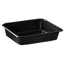 F&oacute;li&aacute;zhat&oacute; gasztro t&aacute;lca PP fekete 187x137x50mm 850 ml (GuillinPL) (tető:W2/601) term&eacute;kfot&oacute;