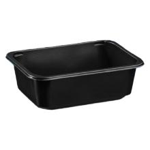 F&oacute;li&aacute;zhat&oacute; gasztro t&aacute;lca PP fekete 187x137x63mm 1000ml (GuillinPL) (tető:W2/601) term&eacute;kfot&oacute;