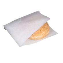 Hamburger tasak, nyomatlan feh&eacute;r, zs&iacute;r&aacute;ll&oacute;, 16x16cm term&eacute;kfot&oacute;