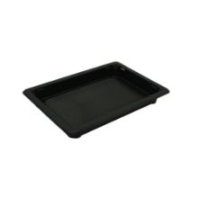 Sushi tálca - 171x120x30 mm - PET fekete (Coveris PL) (tető: 23600012) termékfotó
