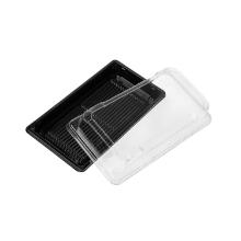 Sushi t&aacute;lca tető - 220 x 140 x 30 mm - PET v&iacute;ztiszta (Coveris PL) term&eacute;kfot&oacute;