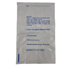 Steril polietil&eacute;n (LDPE) &eacute;telminta t&aacute;rol&oacute; tasak, 225x350x0,03mm term&eacute;kfot&oacute;