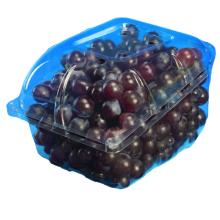 RPET Fruit basket with lid clear 184x141x130mm (GR130) product photo