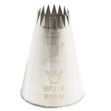 Tip for cake decoration, diam: 16mm, star shape product photo