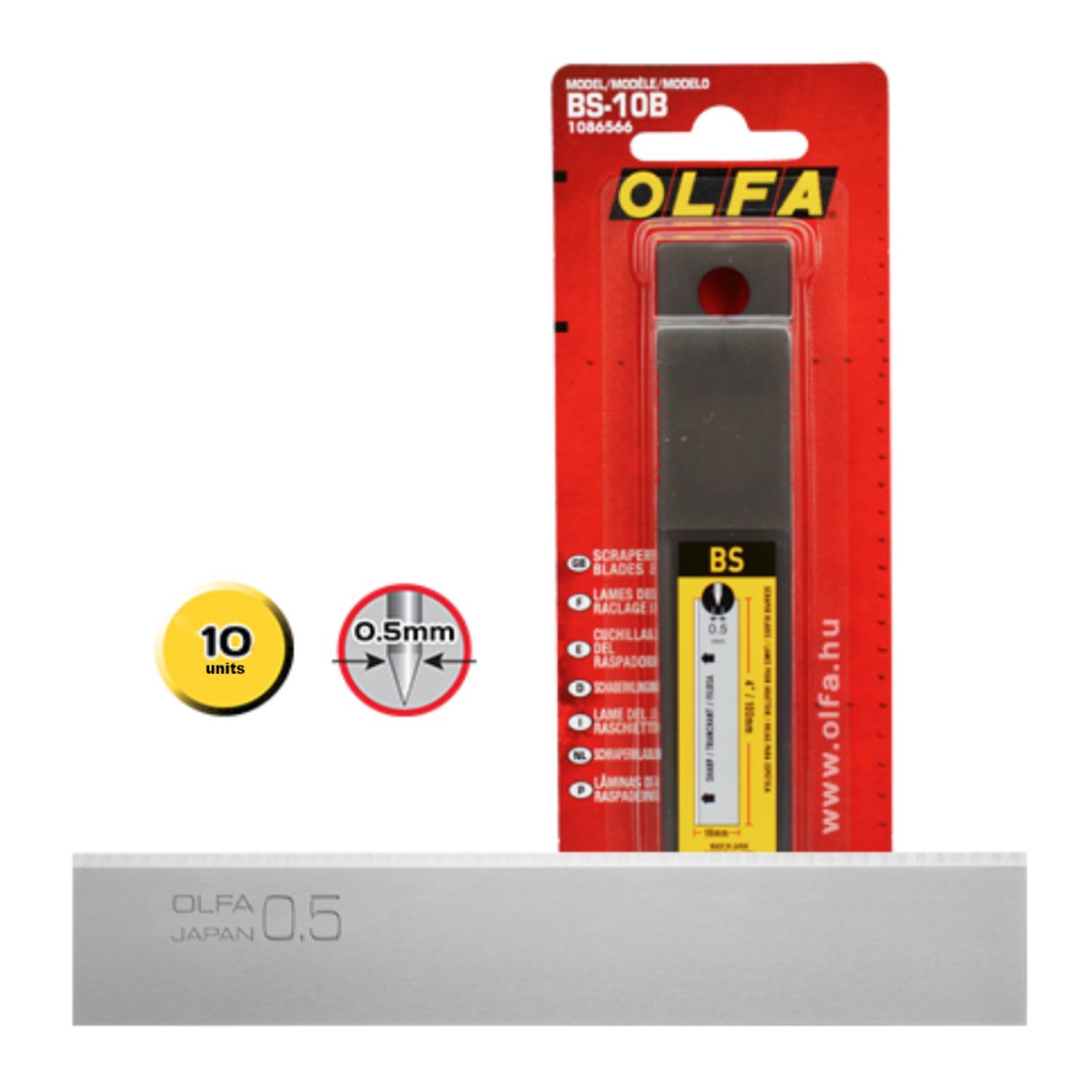 Olfa BS-10B kapar&oacute; penge, 100x18 mm-es, 10 darab/csomag term&eacute;kfot&oacute;