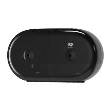 Tork 682008 SmartOne Mini duplatekercses WC pap&iacute;r adagol&oacute;, fekete, műanyag, T9 term&eacute;kfot&oacute;
