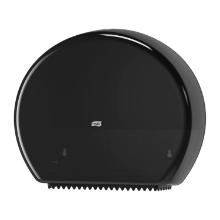 Tork 554008 Jumbo toilet paper dispenser, black, plastic (T1) product photo