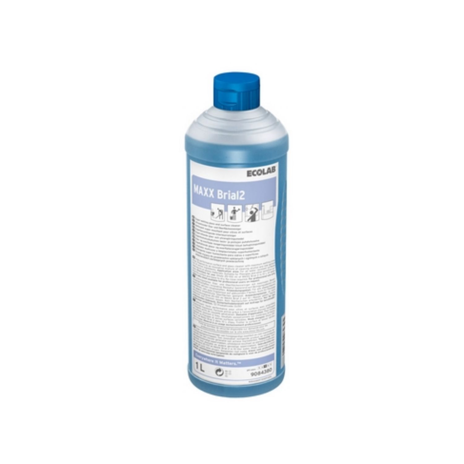 Ecolab Maxx Brial 2 supermoistening surface&glass cleaner 1L, 12 pcs/carto product photo
