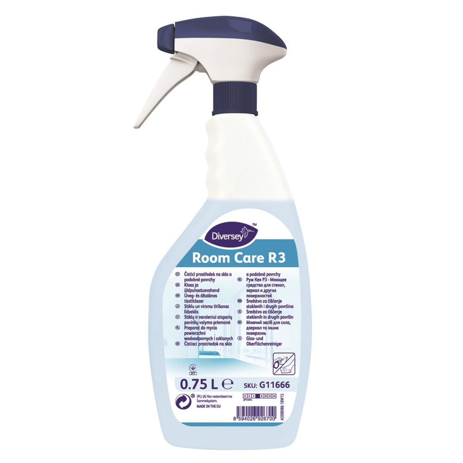 Diversey Room Care R3 foly&eacute;kony ablaktiszt&iacute;t&oacute; 750ml term&eacute;kfot&oacute;