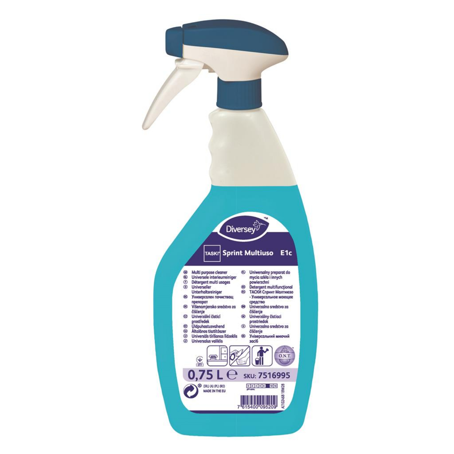Diversey TASKI Sprint Multiuso Plus &aacute;ltal&aacute;nos- &eacute;s &uuml;vegtiszt&iacute;t&oacute; 750ml term&eacute;kfot&oacute;