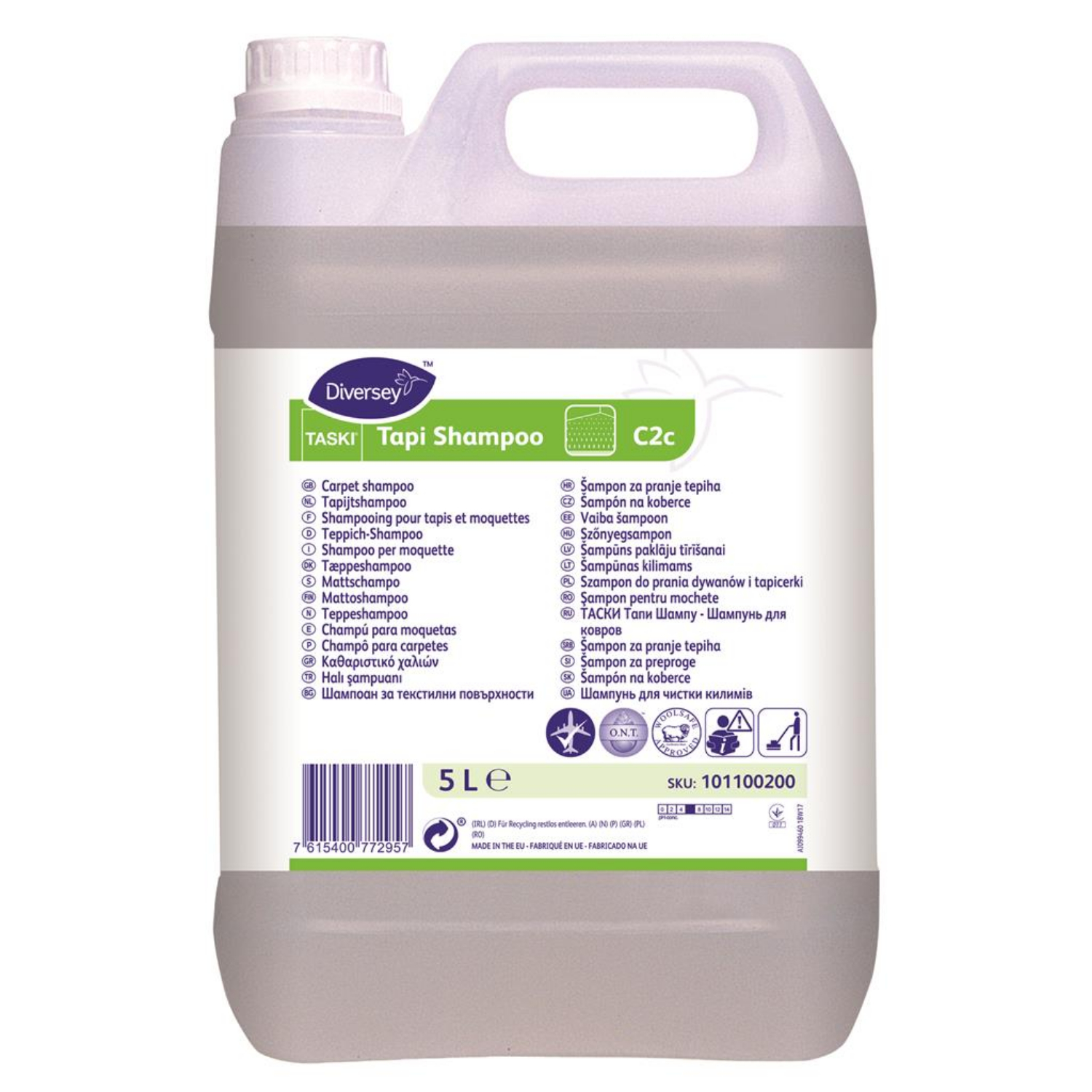Diversey TASKI Tapi Shampoo szőnyegsampon 5L term&eacute;kfot&oacute;