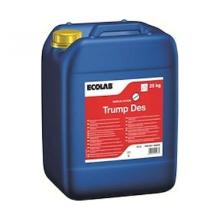Ecolab Trump Des fertőtlen&iacute;tő foly&eacute;kony g&eacute;pi mosogat&oacute;szer l&aacute;gy v&iacute;zhez 25kg term&eacute;kfot&oacute;