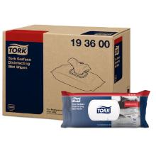 Tork 193600 fel&uuml;letfertőtlen&iacute;tő nedves tiszt&iacute;t&oacute;kendők, feh&eacute;r, 60 db/csomag term&eacute;kfot&oacute;