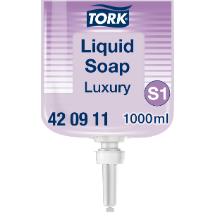 Tork 420911 Premium Luxus-Fl&uuml;ssigseife, violett, 1000 ml, (S1) Produktbild
