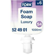 Tork 524901 Premium Luxus habszappan enyhe vir&aacute;gos 1000 ml (S4) term&eacute;kfot&oacute;