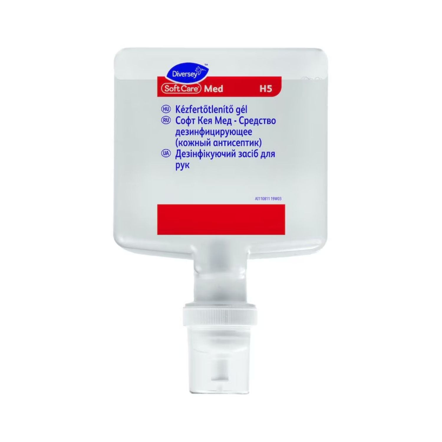 Diversey Soft Care Med alk. k&eacute;zfertőtlen&iacute;tő g&eacute;l Intelli Care adagol&oacute;hoz  4x1,3L term&eacute;kfot&oacute;