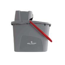 Filmop Easy Wash gray bucket with red handle 15L product photo