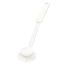 Haug 1580 mosogat&oacute;kefe kerek fejjel PBT &Oslash;0,35mm feh&eacute;r erős szőrrel, 255x&Oslash;70x60mm term&eacute;kfot&oacute;