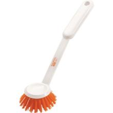 Haug 15806 antibacterial dish brush PBT &Oslash;0.50mm bristle, yellow, 225x70x23mm product photo