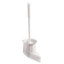 Haug 6700 WC kefe garnit&uacute;ra falraszerelhető tart&oacute;val, PP, feh&eacute;r, 115x100x410mm term&eacute;kfot&oacute;