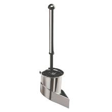 Haug 67033 krómozott WC kefe falra szerelhető tartóval, 0-80C, PP, 115x100x410mm termékfotó