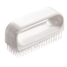 Haug 71200 nail brush PS with white handle, white nylon bristles, 9 cm product photo