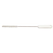 Haug 8114 csőkefe, PBT &Oslash;0,35 erős szőr, PP feh&eacute;r ny&eacute;l, -20-140C, 305x&Oslash;15mm term&eacute;kfot&oacute;