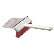 Haug 8290 brush for bread slicer, PBT double bristles, PP, red, 325x125x70mm product photo