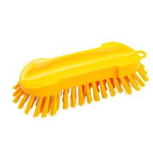 Haug FC88304 Hand scrubbing brush, 19x6.5cm, PBT yellow with strong bristles product photo
