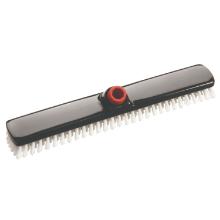 Haug 989 Padl&oacute;s&uacute;rol&oacute; kefe 40cm-es, PP erős feh&eacute;r szőrrel, fekete, kuplungos term&eacute;kfot&oacute;