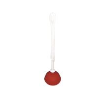 Haug toilet pump, red rubber head, white plastic handle, 135x515 mm product photo