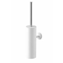 Toilettenbürstenhalter, Edelstahl, zur Wandmontage, weiß Produktbild