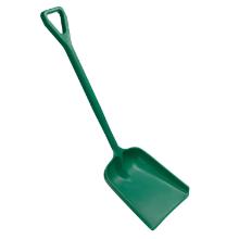 Haug 89203 Plastic shovel with long handle, large, green, PP product photo