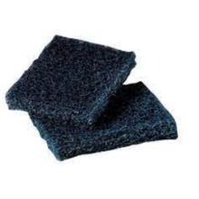3M Scotch Brite Nr. 450 blue scrubber, rough, 158mmx95mm, thickness: 25mm product photo
