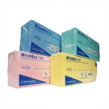 KC 7444 WypAll X50 folded cleaning cloth, red, 42x25cm, 50 sheets product photo