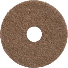 "Diversey TASKI Americo Pad 15"" scrubbing pad, brown" product photo
