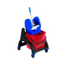 Haug 8961 Eineimer-Wischwagen mit rotem Eimer Produktbild
