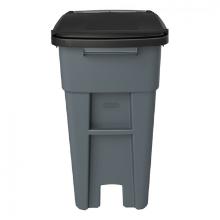 Rubbermaid Slim Jim 87L-es szürke hulladékgyűjtő termékfotó