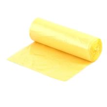 PE garbage bag, yellow, 25 micron, 60x80cm, 45L, 100pcs/pack product photo