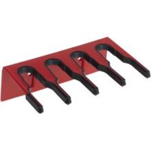 Haug 86881 Plastic wall tool holder, red product photo