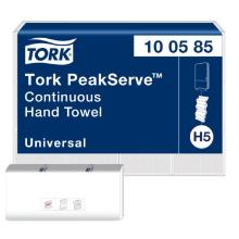 Tork 100585 PeakServe folyamatos adagol&aacute;s&uacute; k&eacute;zt&ouml;rlőpap&iacute;r H5 term&eacute;kfot&oacute;