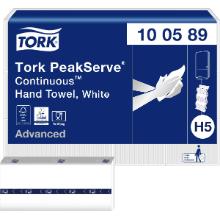 Tork 100589 Tork PeakServe k&eacute;zt&ouml;rlőpap&iacute;r, feh&eacute;r, 270 lap/csomag, H5 term&eacute;kfot&oacute;