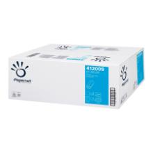 Papernet 412009 Z-Fold Handtowel 2-ply white cellulose 24x22 cm 20x200 sheets product photo