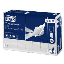 Tork 120399 Xpress Soft Multifold t&ouml;m&ouml;r&iacute;tett k&eacute;zt&ouml;rlő 2r&eacute;teg 21x34cm 136lap H2 term&eacute;kfot&oacute;