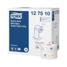 Tork 127510 Premium Extra Soft Mid-size WC papír, fehér, 3 rét, 70m (T6) termékfotó