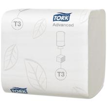 Tork 114277 Advanced hajtogatott WC pap&iacute;r, feh&eacute;r, 2 r, 19x11cm, 36x252lap/krt T3 term&eacute;kfot&oacute;