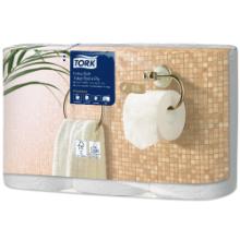 Tork 110406 Extra Soft roll toilet paper, white, 4r,150 sheets/roll,7pcs/pack,T4 product photo